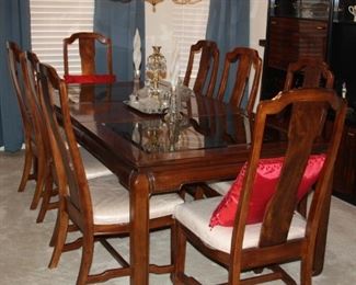 dining table with 8 chairs