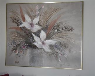 original oil paring by listed well known artist Lee Reynolds 48" x 60"