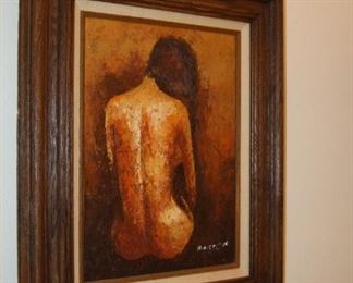 original oil painting by Donald Blagge Barton