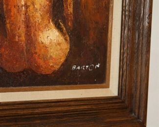 original Donald Blagge Barton oil painting