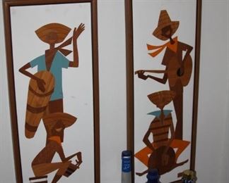 Robert Lyon Caribbean wood cut art