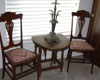 pair of antique chairs