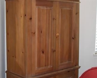 pine armoire