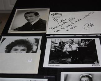 Celebrity pictures and autographs