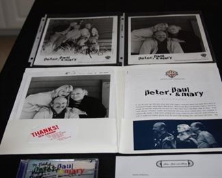 Peter Paul and Mary autographs pictures