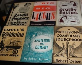 lots of comedy books (many first edition)
