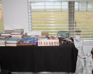 signed books, post cards