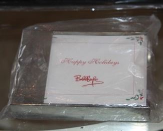 Bob Hope Christmas Gifts - umbrella and note pads