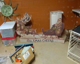 Stand up Santa display