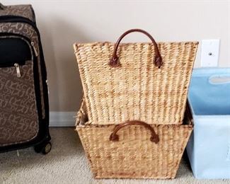 Carry on, baskets & container with handles