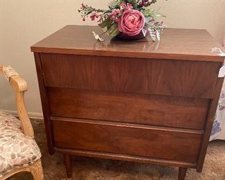 Fantastic three drawer louvered style dresser Ward Furniture Co, Durham NC, Mid Century Modern  Price $395.00