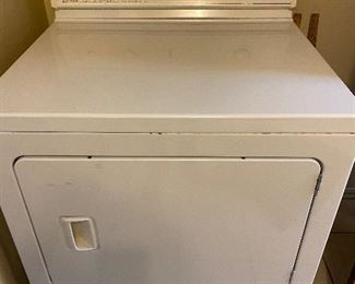 Maytag Dependable Care Plus dryer, older model $80.00, no washer at this sale 