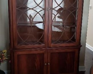 China cabinet to dining set