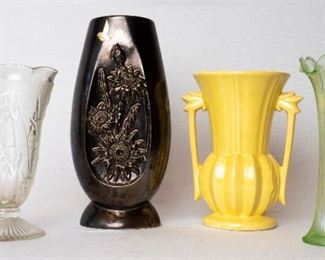 Assorted Vintage Vases including Red Wing