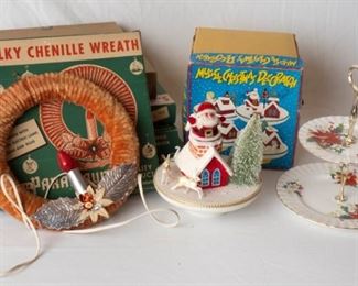 assorted Vintage Christmas Decor
