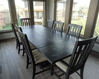 Custom Broyhill Dining Table with 10 chairs
