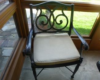 Cream colored seat cushion