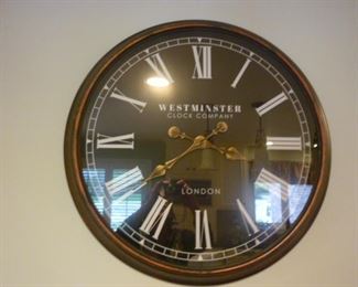 Westminster 30" wall clock