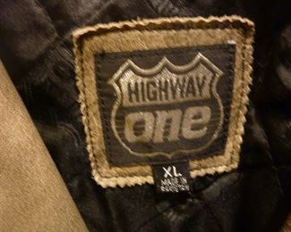 Detail from motorcycle jacket