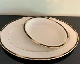 detail - veggie bowl and platter