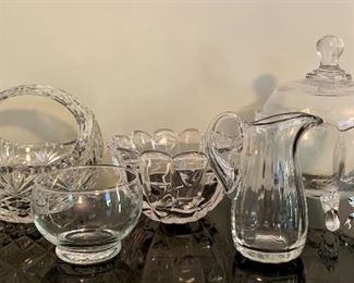 Item 111:  Lot of Miscellaneous crystal items: $24