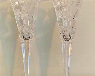 Item 11:  (2) Waterford "Prosperity" champagne flutes - 9.5":  $48.00 for pair