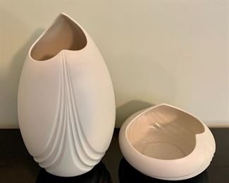 Item 30:  (2) Unusual Lenox (Illusions) pieces:  $30                                                                         Tallest - 12"