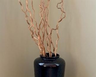 Item 33:  Vase with twigs - 26":  $35