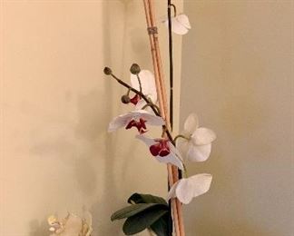 Item 47:  Faux Orchid Number One - 34.5":  $28
