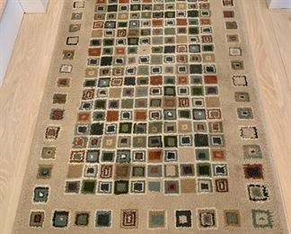 Item 49:  Cubist rug - 31.5" x 52":  $35