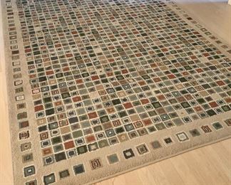 Item 50:  Cubist rug - 64" x 90": $175 