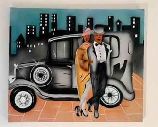 Item 52:  Signed painting - 24" x 20":  $24