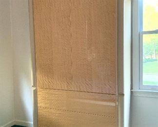 Item 60:  Giorgio Collection Armoire, purchased through Design Center - high quality, Italian, Lacquered Birdseye Maple in exemplary condition- 41"l x 20.75"w x 77.5"h:  $1195