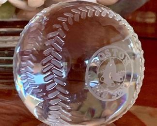 Item 64:  Tiffany & Co. Boston Red Sox ball - 2.5": $65