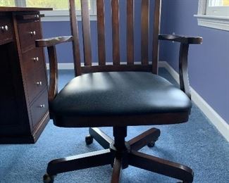 Item 65:  Bassett office chair - 23.5"l x 18.5"w x 36"h:  $150