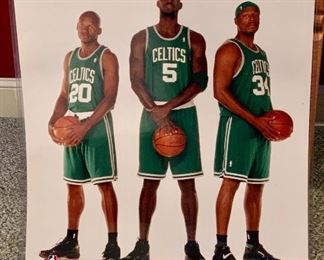 Item 126:  Ray Allen, Paul Pierce, Kevin Garnet: $12