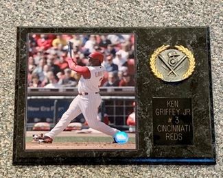 Item 128:  Ken Griffey Jr. Plaque: $25