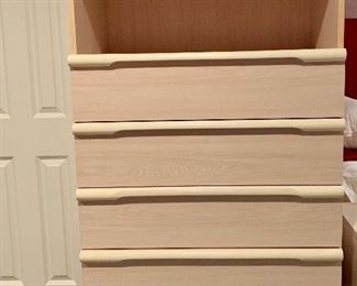 Item 73:  Bellini 5-drawer bureau - 35"l x 18.75"w x 57.75"h: $175