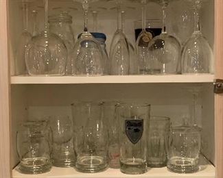 Lots of glasses! Come to the sale to pick through the TONS of items that we can't even list!