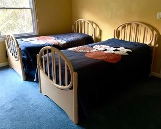 Item 129:  Twin Sports Coverlets: $45 for pair