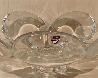 Item 175:  Orrefors bowl - 9" x 4": $34