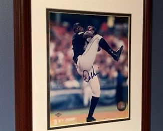 Item 187:  COA signed photo of Dontrelle Willis - 13" x 16":  $40