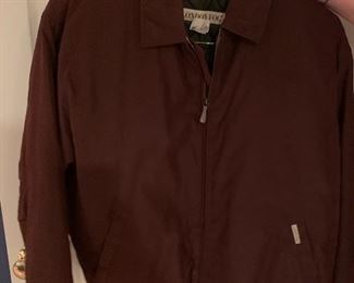 Item 170:  London Fog Brown Coat (size L):  $15