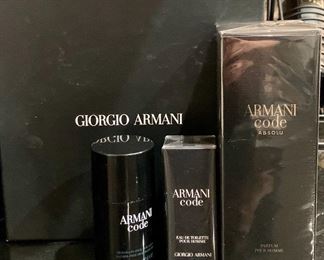 Item 110:  Giorgio Armani gift set, sealed: $135