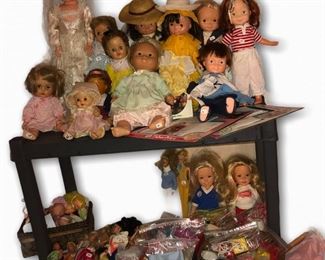 80’s and 90’s Barbie’s, Kimberly dolls and fashions, Fisher-Price “My Friend” dolls and fashions