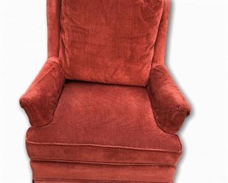 Orange easy chair-great condition 