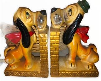 Vintage ceramic bookends