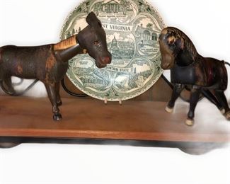 Schoenhut Humpty Dumpty Circus horse and donkey