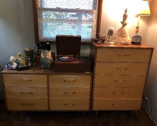 Mid century dressers and accessories
