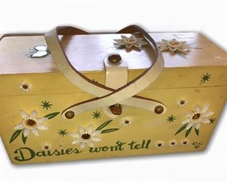  Vintage Enid Collins wooden purse